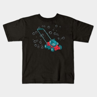 Lawn Mower Bubble Mower Kids T-Shirt